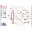 Jeu de 2 disques de frein avant BREMBO 09.5568.10 - Visuel 2