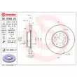 Jeu de 2 disques de frein avant BREMBO 09.5568.21 - Visuel 2