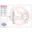 Jeu de 2 disques de frein avant BREMBO 09.5640.20 - Visuel 2