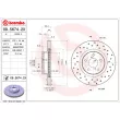 Jeu de 2 disques de frein avant BREMBO 09.5674.2X - Visuel 2