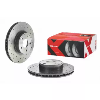 Jeu de 2 disques de frein avant BREMBO 09.5674.2X