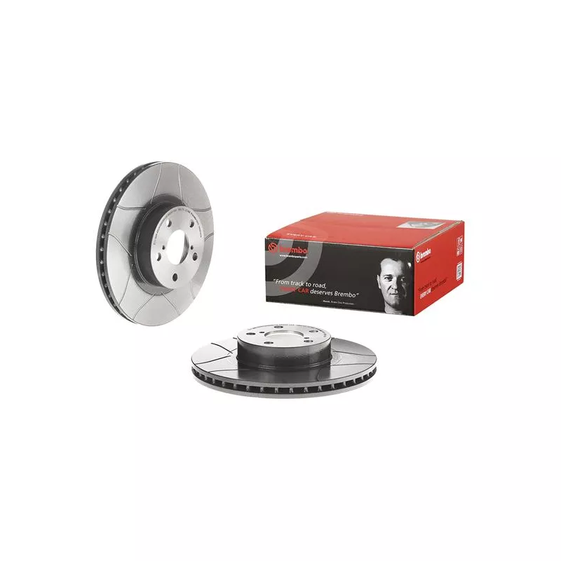 Jeu de 2 disques de frein avant BREMBO 09.5674.76