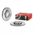 Jeu de 2 disques de frein avant BREMBO 09.5745.24 - Visuel 1