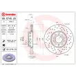 Jeu de 2 disques de frein avant BREMBO 09.5745.2X - Visuel 2