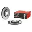 Jeu de 2 disques de frein avant BREMBO 09.5843.31 - Visuel 1