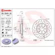 Jeu de 2 disques de frein avant BREMBO 09.5843.3X - Visuel 2