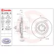 Jeu de 2 disques de frein avant BREMBO 09.6728.10 - Visuel 2