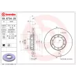 Jeu de 2 disques de frein avant BREMBO 09.6734.20 - Visuel 2