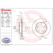 Jeu de 2 disques de frein avant BREMBO 09.6816.10 - Visuel 2