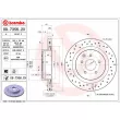 Jeu de 2 disques de frein arrière BREMBO 09.7356.2X - Visuel 2