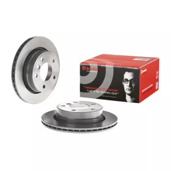 Jeu de 2 disques de frein arrière BREMBO 09.7727.11