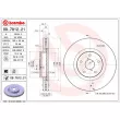 Jeu de 2 disques de frein avant BREMBO 09.7812.21 - Visuel 2