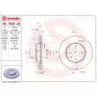 Jeu de 2 disques de frein avant BREMBO 09.7820.20 - Visuel 2