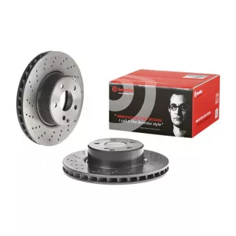 Jeu de 2 disques de frein avant BREMBO 09.8127.11