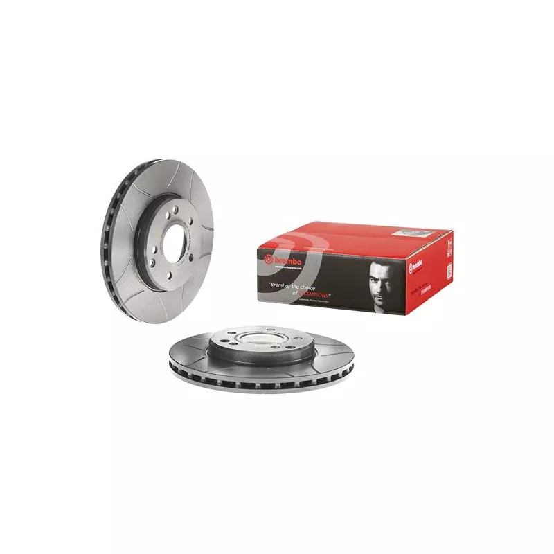 Jeu de 2 disques de frein avant BREMBO 09.8411.75