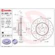 Jeu de 2 disques de frein avant BREMBO 09.8665.1X - Visuel 2