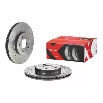 Jeu de 2 disques de frein avant BREMBO 09.8665.1X