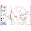 Jeu de 2 disques de frein avant BREMBO 09.8689.11 - Visuel 2