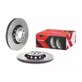 Jeu de 2 disques de frein avant BREMBO 09.8690.1X