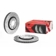 Jeu de 2 disques de frein avant BREMBO 09.8760.1X - Visuel 1