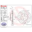 Jeu de 2 disques de frein avant BREMBO 09.8904.1X - Visuel 2