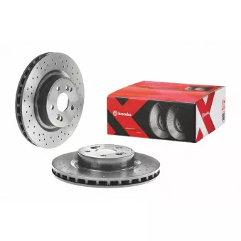 Jeu de 2 disques de frein avant BREMBO 09.8904.1X