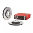 Jeu de 2 disques de frein avant BREMBO 09.8937.11 - Visuel 1