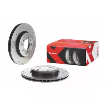 Jeu de 2 disques de frein avant BREMBO 09.8952.1X