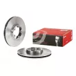 Jeu de 2 disques de frein avant BREMBO 09.8960.10 - Visuel 1