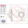 Jeu de 2 disques de frein avant BREMBO 09.8965.10 - Visuel 2