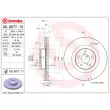 Jeu de 2 disques de frein avant BREMBO 09.9077.11 - Visuel 2