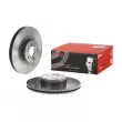 Jeu de 2 disques de frein avant BREMBO 09.9077.11 - Visuel 1