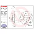 Jeu de 2 disques de frein avant BREMBO 09.9077.1X - Visuel 2