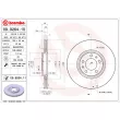 Jeu de 2 disques de frein arrière BREMBO 09.9264.11 - Visuel 2