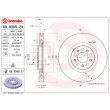 Jeu de 2 disques de frein avant BREMBO 09.9365.21 - Visuel 2