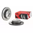 Jeu de 2 disques de frein arrière BREMBO 09.9573.1X - Visuel 1