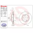 Jeu de 2 disques de frein avant BREMBO 09.9574.10 - Visuel 2