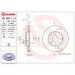 Jeu de 2 disques de frein avant BREMBO 09.9631.14 - Visuel 2