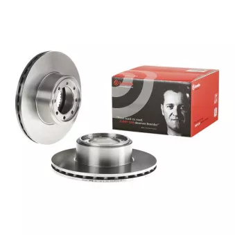 Jeu de 2 disques de frein arrière BREMBO 09.9761.60