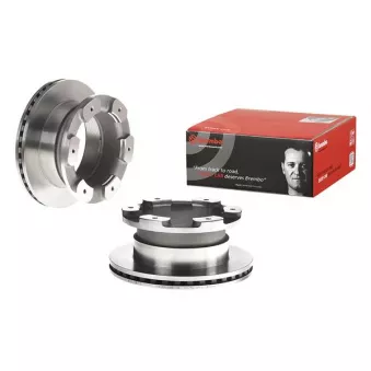 Jeu de 2 disques de frein arrière BREMBO 09.9763.10