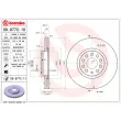 Jeu de 2 disques de frein avant BREMBO 09.9772.11 - Visuel 2