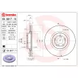 Jeu de 2 disques de frein avant BREMBO 09.9817.11 - Visuel 2