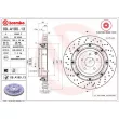 Jeu de 2 disques de frein arrière BREMBO 09.A190.13 - Visuel 2