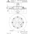 Jeu de 2 disques de frein arrière BREMBO 09.A190.23 - Visuel 2