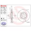 Jeu de 2 disques de frein avant BREMBO 09.A196.11 - Visuel 2