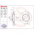 Jeu de 2 disques de frein avant BREMBO 09.A250.10 - Visuel 2