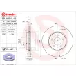 Jeu de 2 disques de frein avant BREMBO 09.A401.10 - Visuel 2