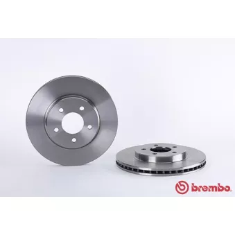 Jeu de 2 disques de frein avant BREMBO 09.A401.10