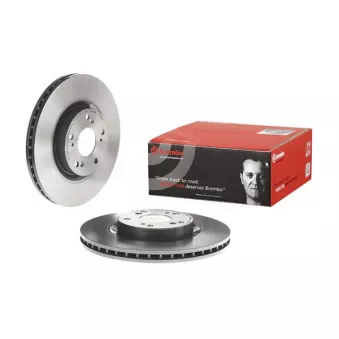 Jeu de 2 disques de frein avant BREMBO 09.A407.11