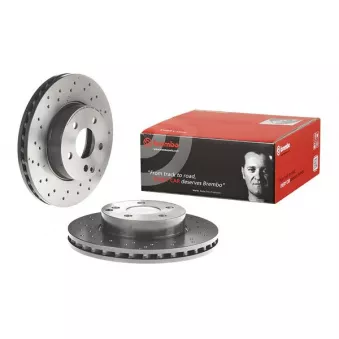 Jeu de 2 disques de frein avant BREMBO 09.A613.51